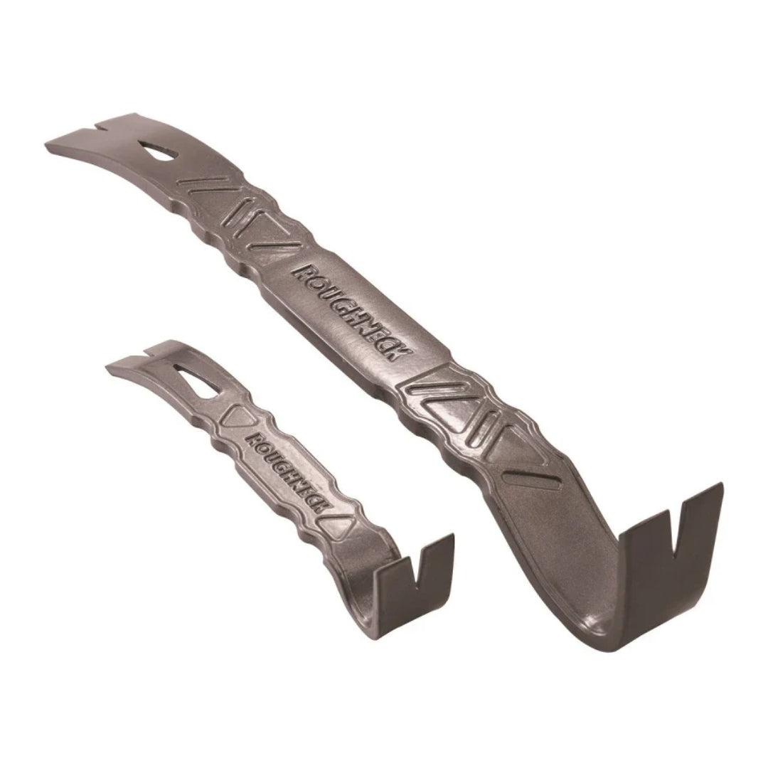Roughneck Gorilla Pro-Grip Utility Bars Twin Pack | Drop-forged Heat-treated High-grip design Powder-coated finish 380mm (15") & 180mm (7")