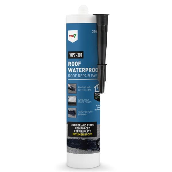 TEC 7 Roof Waterproof Roof Repair Paste 310ml Bitumen Roofs