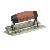 Marshalltown Stainless Steel Groover Trowel DuraSoft® Handle 6 x 3in | M/T180D
