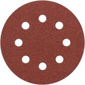 Bosch 125mm Orbital Sanding Discs 80 Grit 5 Pack | 2608605642