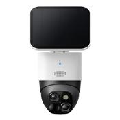Eufy S340 Solocam Dual Lens 2k Pan and Tilt and Zoom 2K Camera with Solar Panel - White | T81703W1 image