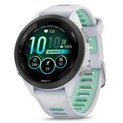 Garmin Forerunner 265S 1.1 Inch Running Smartwatch - Whitestone / Neo Tropick | 49-GAR-010-02810-14 image