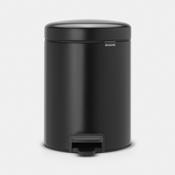 Brabantia Newicon 5 Litre Pedal Bin - Matt Black | 112928 image