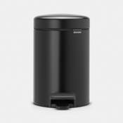 Brabantia Newicon 3 Litre Pedal Bin - Matt Black | 113321
