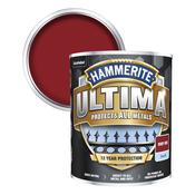 Hammerite Ultima Smooth Metal Paint 750ml - Ruby Red | 5362529 image