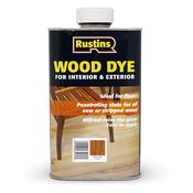Rustins Wood Dye 1 Litre for Interior and Exterior - Light Teak | R650078 image