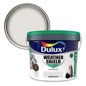 Dulux Weathershield Masonry Paint 10 Litre - Inisheer White | 5911629 image