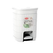 Domus Small Pedal Bin Dustbin 6 Litre - White | 55463 image
