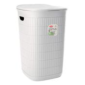 Domus Laundry Hamper with Lid 50 Litre - White | 55469 image