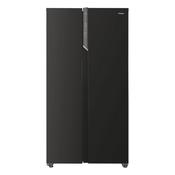 Candy Side By Side American Style Fridge Freezer 442 Litre - Black | CHSBSV5172EBKN image