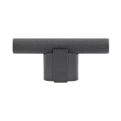 MVI Giulio Knurled Kitchen Cabinet Knob Matching T 8/1170 - Black | 0306070