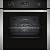 Neff N 50 Built In Multifunction Single Oven - Stainless Steel | B6ACH7AN7B image