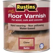 Rustins Quick Dry Floor Varnish 5 Litre - Clear Satin | R690071 image