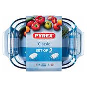 Pyrex 2 Piece Roaster Set ( 34cm x 22cm, 30cm x 19cm) | PX0912S67