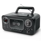 Muse Radio CD Cassette Recorder Player - Black | M-182RDC