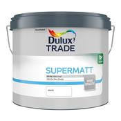 Dulux Trade Supermatt 10 Litre - Brillant White | 5091663 image
