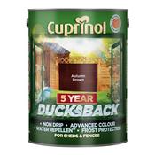 Cuprinol Ducksback Shed &amp; Fence Paint 5 Litre - Autumn Brown | 5092442