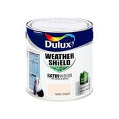Dulux 2.5 Litre Weathershield Exterior Satinwood - Sash Cream | 5197716 image