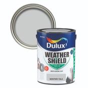Dulux Weathershield Masonry Paint 5 Litre - Winters Tale | 5328090 image