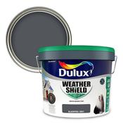 Dulux Weathershield Masonry Paint 10 Litre - Blackpool Grey | 5911627 image