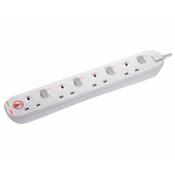 Masterplug 4 Gang 2 Metre Switched Extension Lead | LCESWC4210N