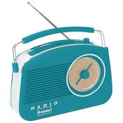 Steepletone Brighton 3 Band Portable Retro Radio - Duck Egg Blue | BRIGHTONBEBT