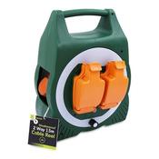 Benross 2 Way 15 Metre Outdoor Cable Reel - 13A | 41009