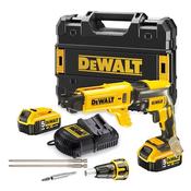 Dewalt Brushless Collated Drywall Screwdriver 18V 2 x 5.0Ah Li-ion | DCF620P2K image