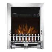 Warmlite Whitby Electric Fire Inset with Remote Control Chrome - 2kw image