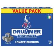 Drummer Firelighters Fire Lighter Block 60 Pack Value Pack image
