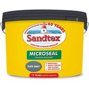 Sandtex Smooth Masonary Paint 10 Litre - Slate Grey | 5070385 image