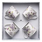 Newgrange Living Thistle White China Mug Set of 4 | 30233