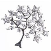 Newgrange Living Tree of Life Brooch - Silver | 600329