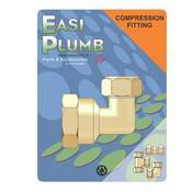 Easi Plumb 3/4" F.I. Brass Compression Elbow 317 | EP317341 image