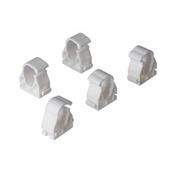 Easi Plumb 22mm White Hinged Clips Pack of 5 | EP22PICC image