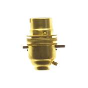 Powermaster Brass Lampholder Bulb Holder Switched | 1799-10