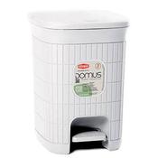 Domus Large Pedal Bin Dustbin 20 Litre - White | 55466 image