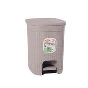 Domus Small Pedal Bin Dustbin 6 Litre - Grey | 55465 image