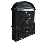 Paprika The Brosna A4 Cast Aluminium Letterbox Postbox - Graphite Black