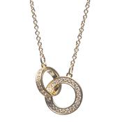 Newgrange Living Interlocking Pendant - Gold | 600321P image