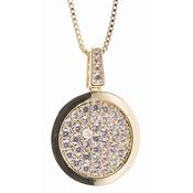 Newgrange Living Diamante Round Pendant - Gold | 600341P image