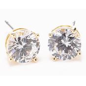 Newgrange Living Large Stone Earrings - Gold | 600343P image
