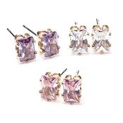Newgrange Living Multi Diamond Earrings Set of 3 - Gold | 600411P image