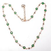 Newgrange Living Emerald Diamond Pendant - Gold | 600423P image