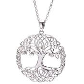Newgrange Living Large Tree of Life Pendant - Silver | 600433 image