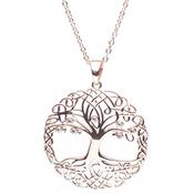 Newgrange Living Large Tree of Life Pendant - Rose Gold | 600435L image