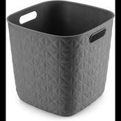 Curver Softex Cube 15 Litre Storage Box - Dark Grey | CUR260063