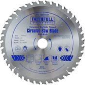 Faithfull Circ Circular Saw Blade Anti Kick 250mm x 30mm x 40 Tooth | FAIZ25040AK image