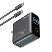 Anker Laptop Charger 140w 4 Port PD3.1 with USB C Cable - Black | A2697KZ1 image