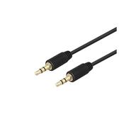 Deltaco 3.5mm to 3.5mm Stereo Audio Cable 5 Metre - Black | MM525R